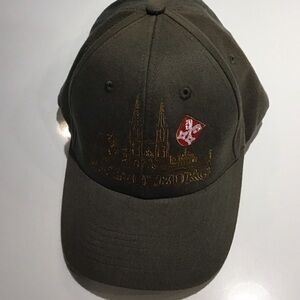Embroidered Olive Green Cap with Regensburg Design